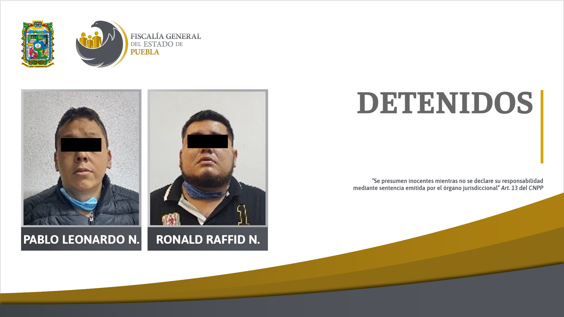 Ellos son los presuntos secuestradores del edil de Zacatlán