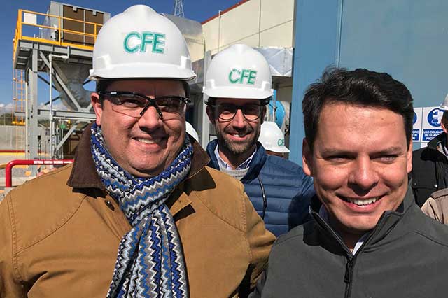 Inauguran planta Geométrica de CFE en Chinautla