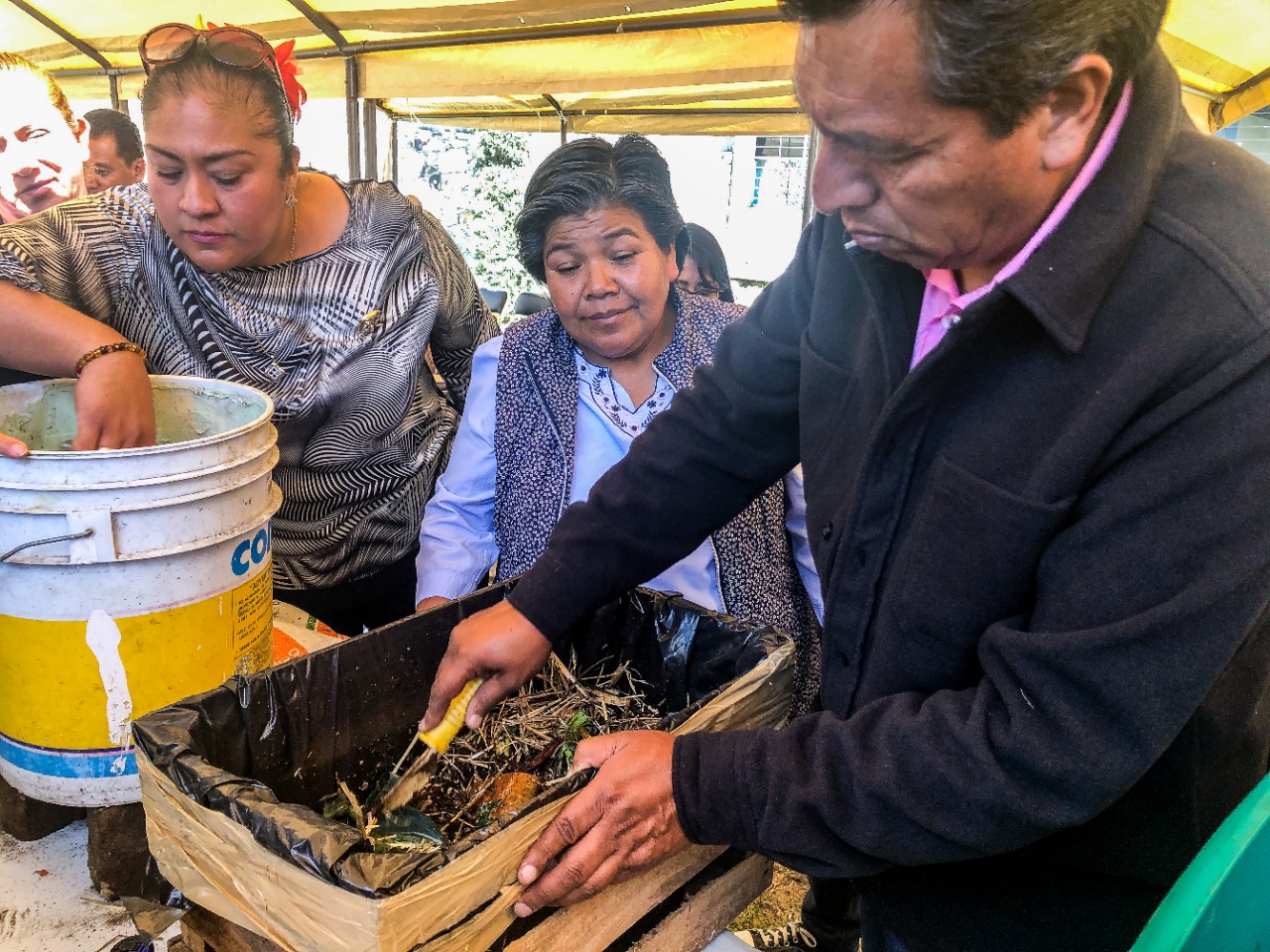 Capacitan sobre agricultura urbana en escuelas de Puebla capital