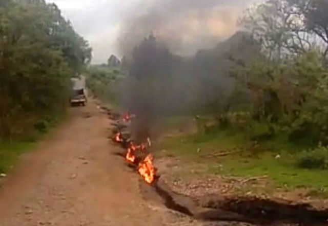 Arden camionetas con huachicol en región de Texmelucan