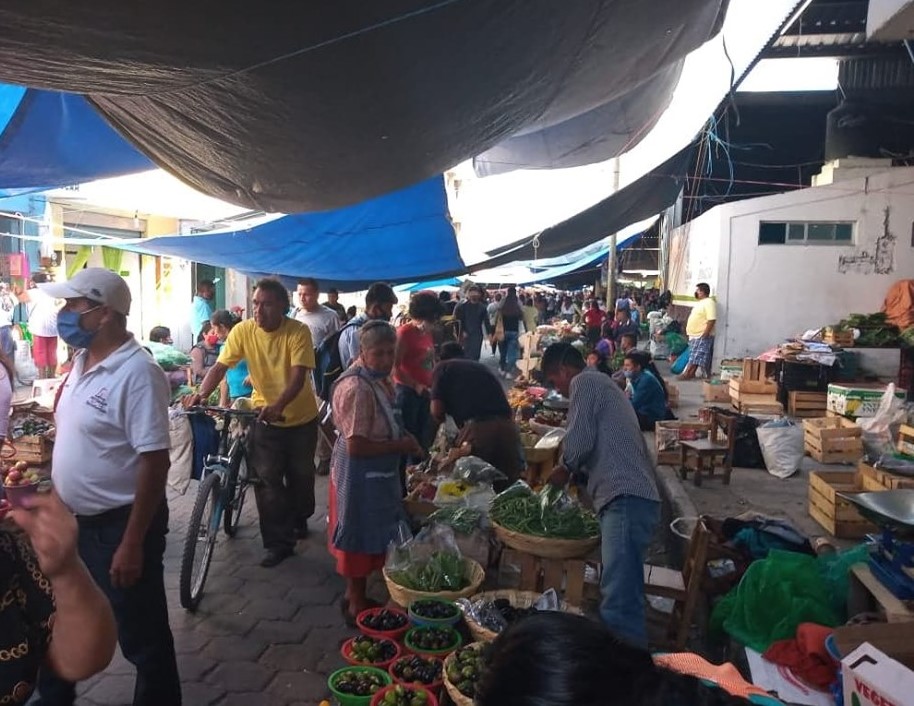 Cerrarían mercado La Purísima en Tehuacán por no respetar sana distancia