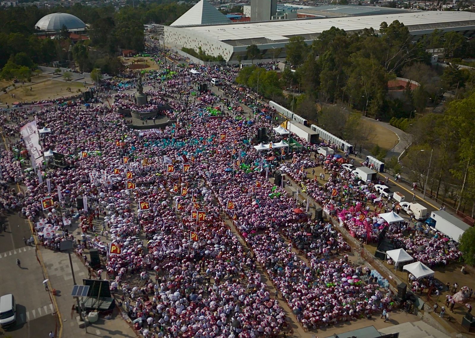 Arrasan Sheinbaum, Armenta y Chedraui en Puebla