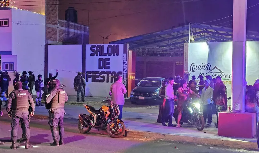 Tres personas mueren en un ataque armado en una boda en Guanajuato