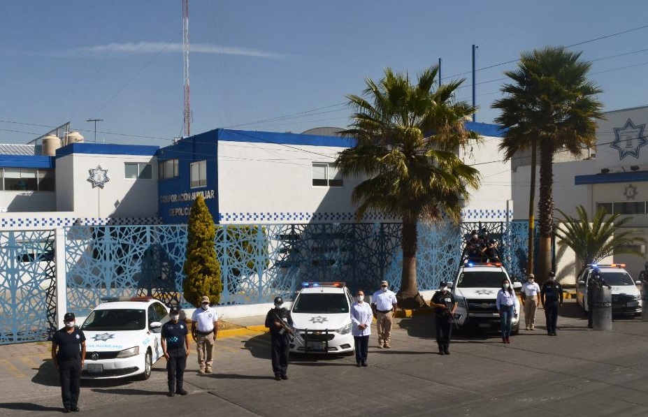Conmemora Policía Auxiliar su décimo octavo aniversario