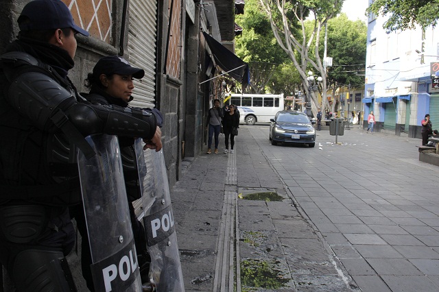 Con saldo blanco el operativo contra saqueos: Puebla Segura