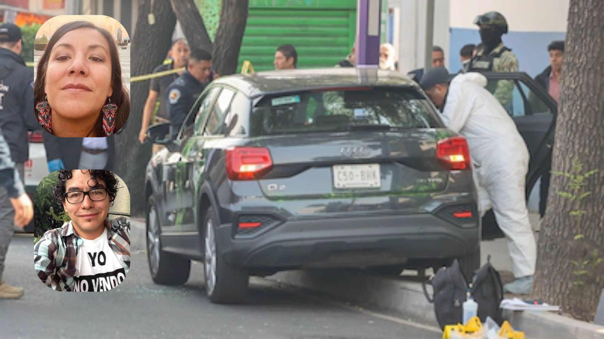 Se investiga a 2 policías por el asesinato de los colaboradores de Clara Brugada