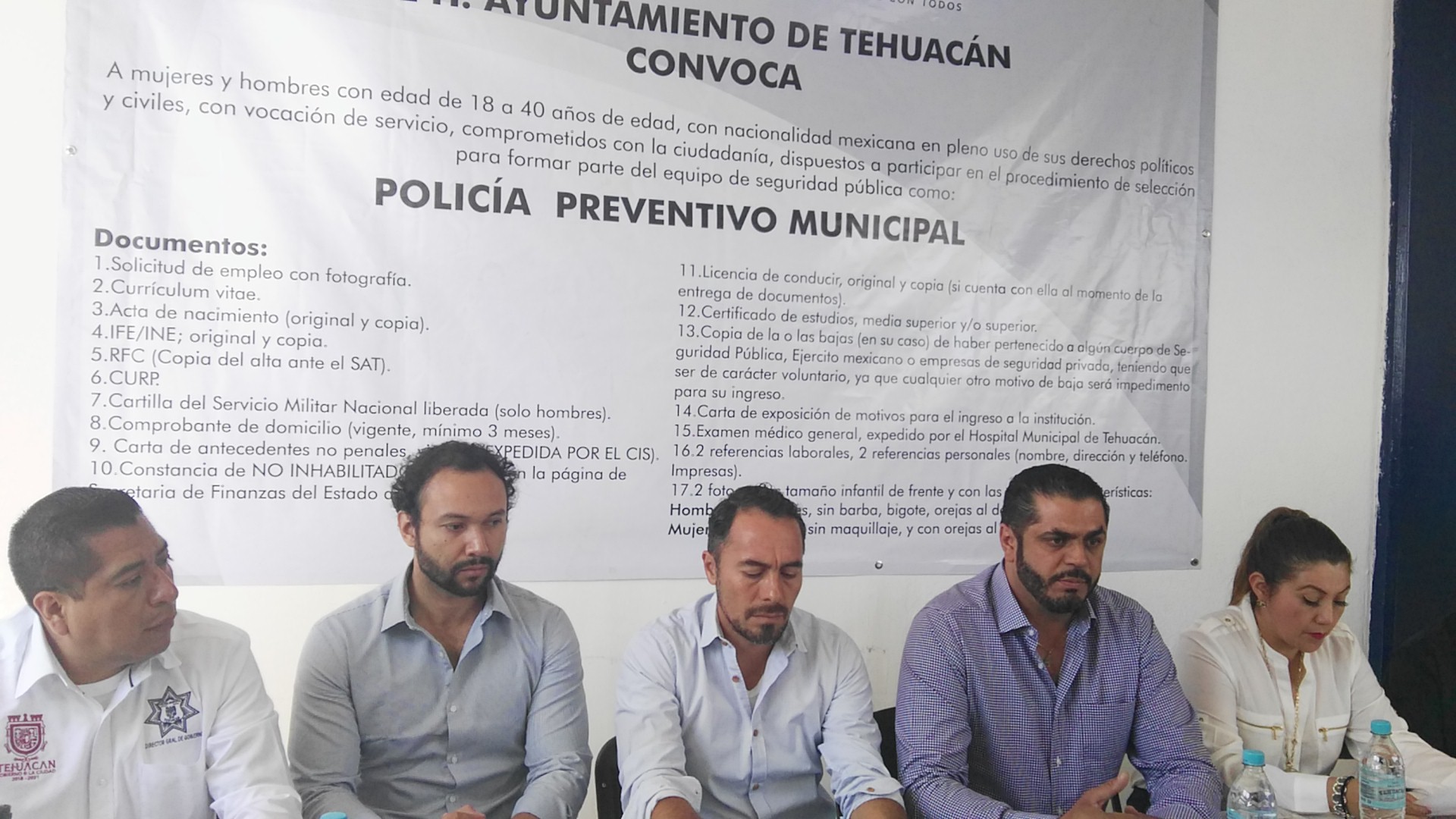 Busca Ayuntamiento de Tehuacán contratar 60 policías