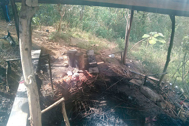 Se incendia polvorín en comunidad de Huauchinango