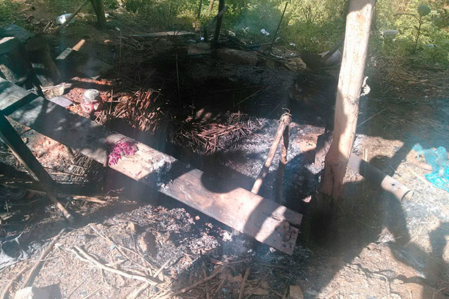 Se incendia polvorín en comunidad de Huauchinango