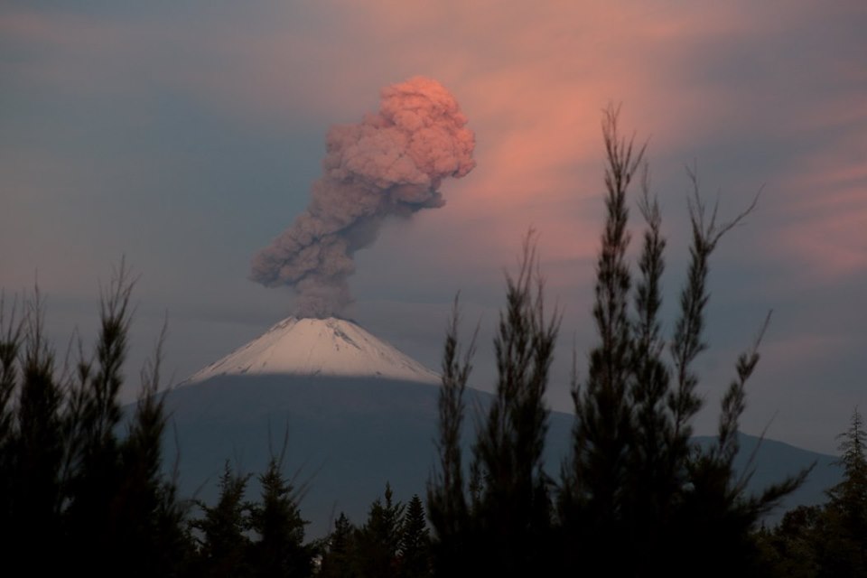 El Popo, en el Eje Volcánico que arriesga a 40% de la población nacional