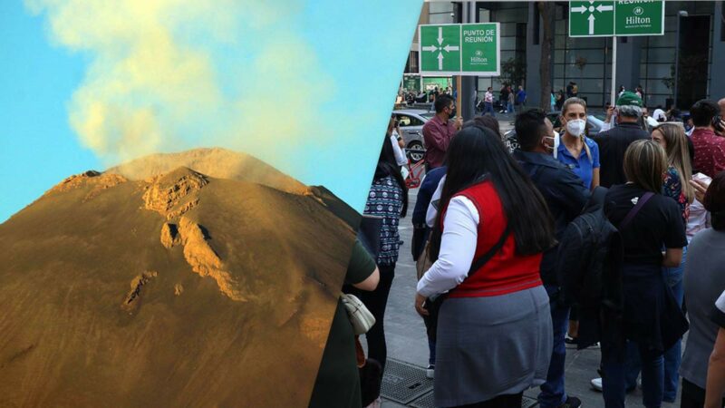 Relación que hay entre el sismo del 19S y el Popocatépetl