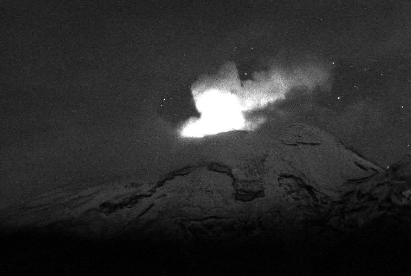 Popocatépetl registra 1192 minutos de tremor
