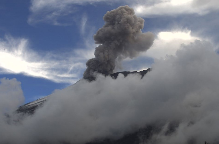 Popocatépetl emite 162 exhalaciones en 24 horas