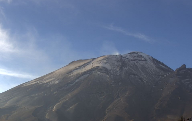 Popocatépetl registra 19 exhalaciones y dos sismos volcanotectónicos