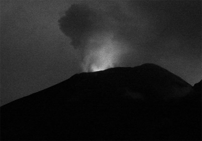 Popocatépetl registra 87 exhalaciones y 300 minutos de tremor