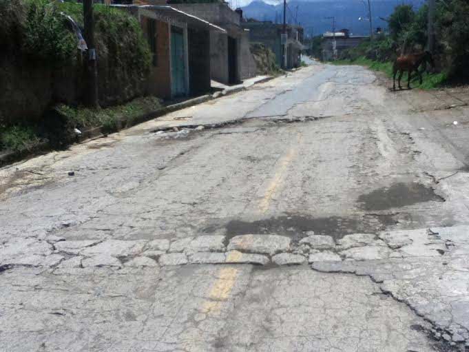 Denuncian daños en rutas de evacuación del Popocatépetl