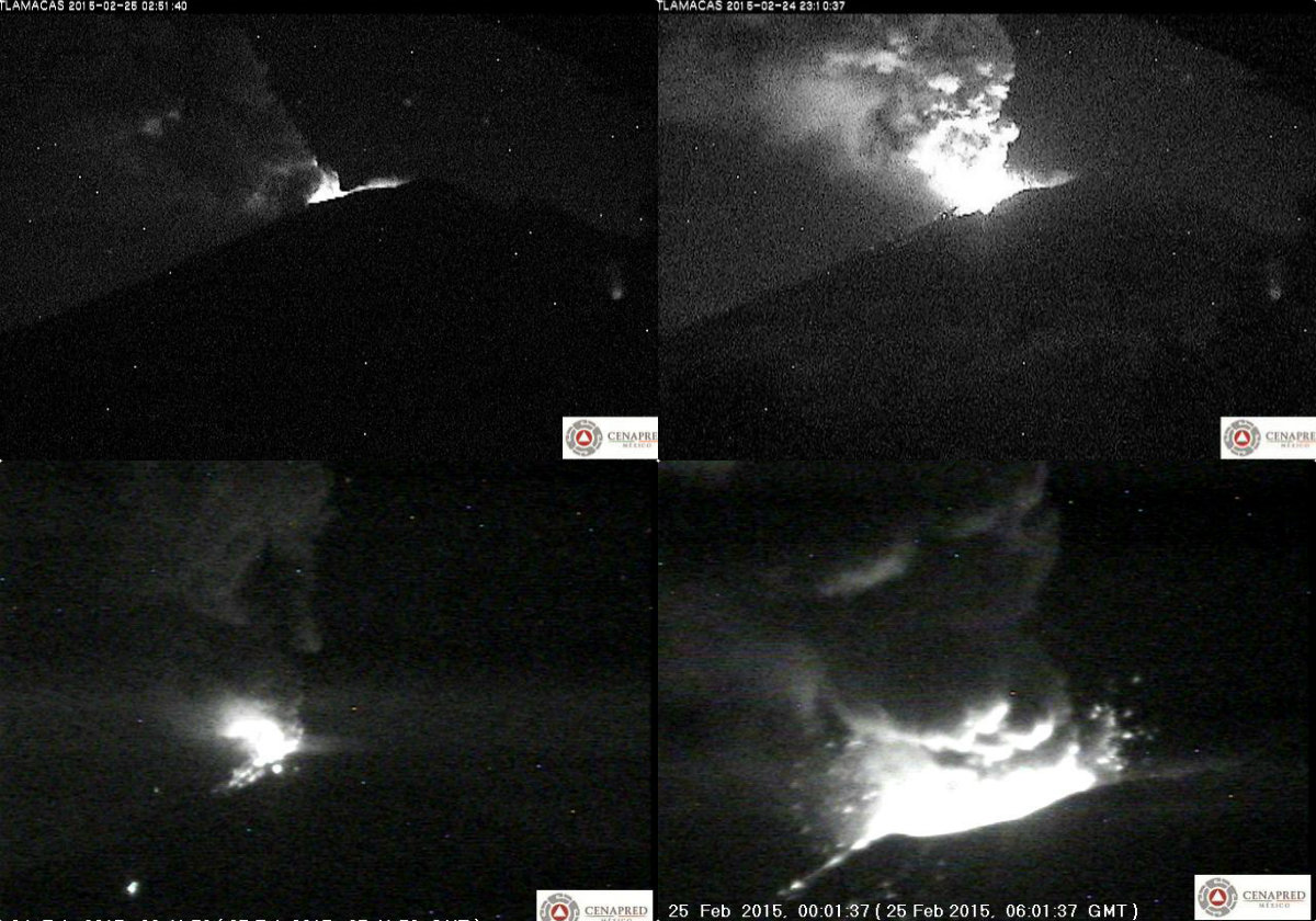 Popocatépetl lanza material a 700 metros del cráter