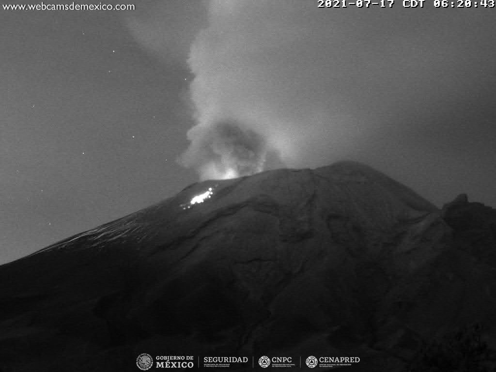 Pide Cenapred no acercarse al volcán Popocatépetl