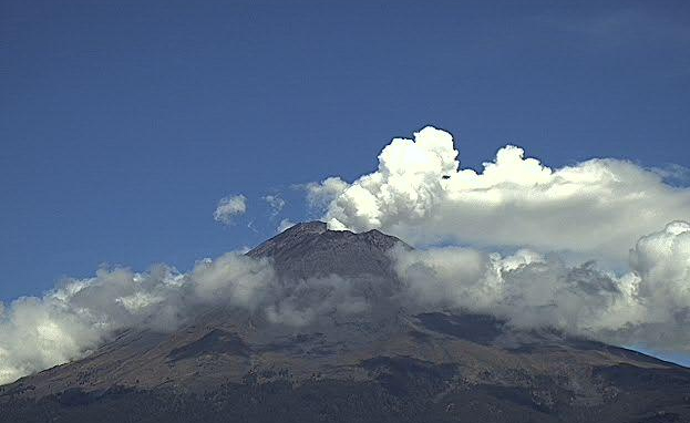 Popocatépetl registró 59 exhalaciones en 24 horas