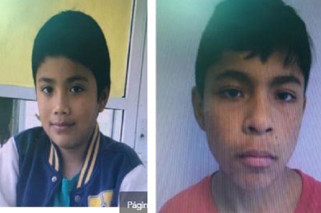 Desaparecen dos niños de 9 y 13 años en Puebla