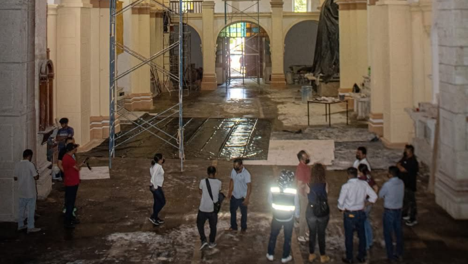 Supervisan restauración del templo de San Cristóbal Mártir en Tepeojuma 