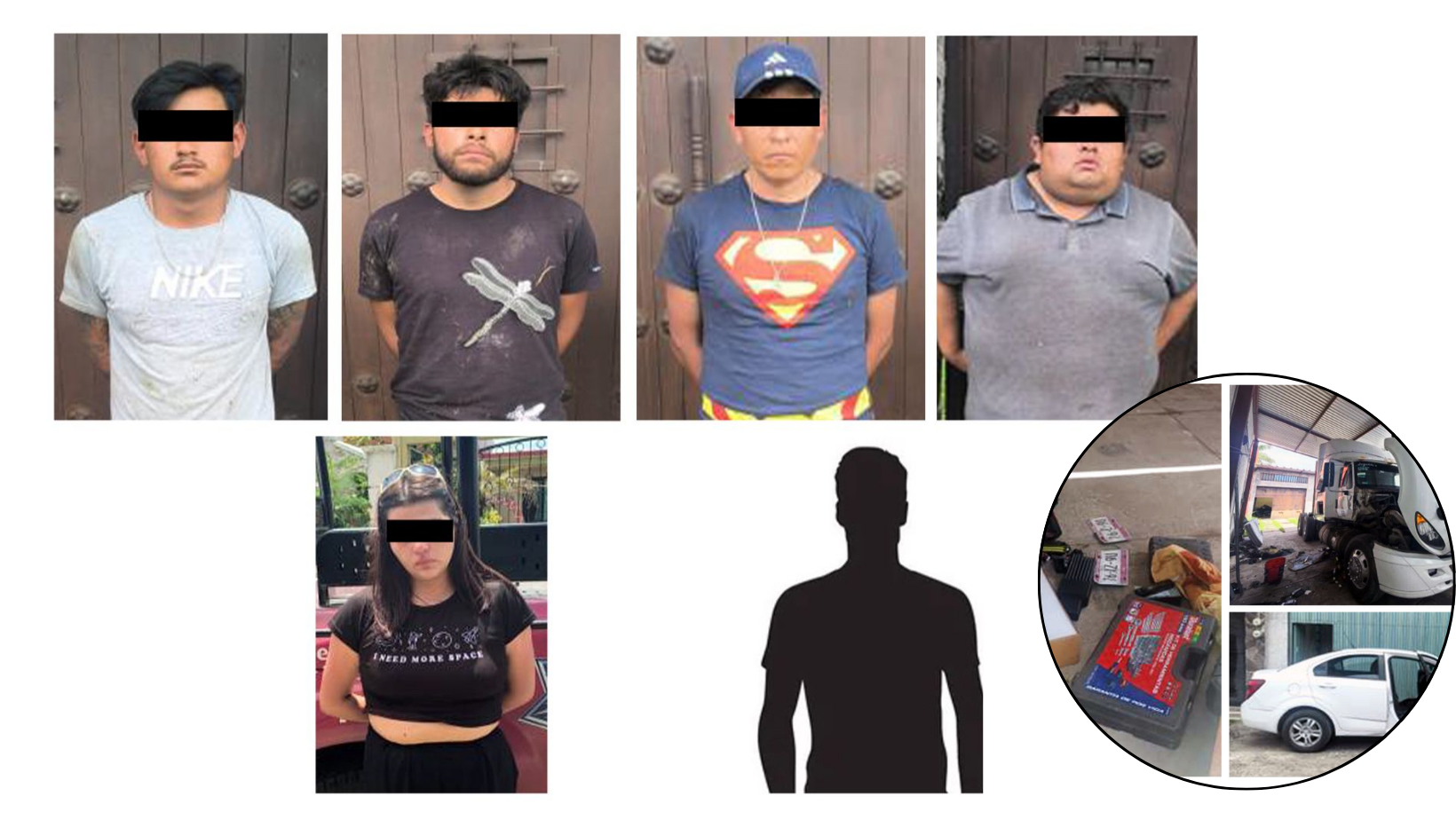 Detienen a joven de 14 años y a cinco personas por robo a transporte de carga en Atlixco