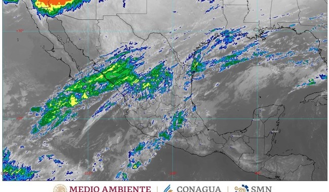 Para esta noche se pronostican lluvias fuertes en zonas de Puebla y Veracruz