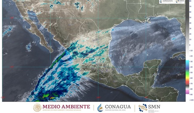 Pronostican lluvias muy fuertes para Chiapas, Tabasco y Veracruz