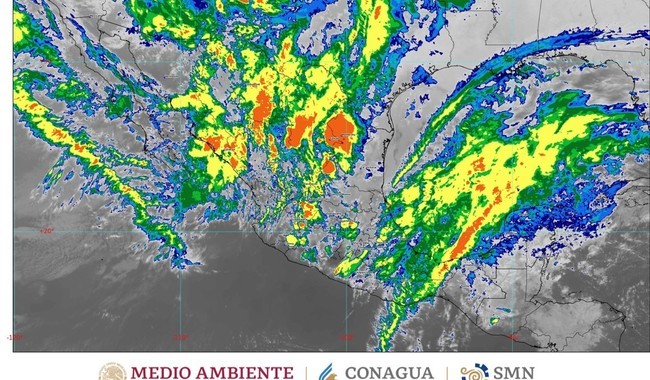 Se espera esta noche lluvias torrenciales en Veracruz