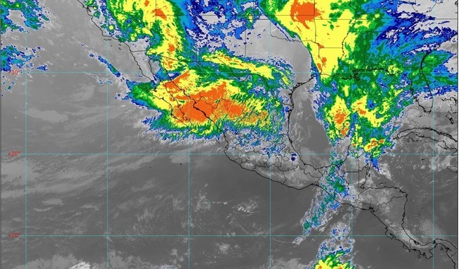 Se prevé, para la noche de hoy, lluvias intensas en Baja California