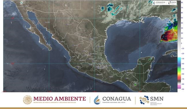 Pronostican lluvias fuertes para Chiapas, Quintana Roo, Oaxaca y Yucatán