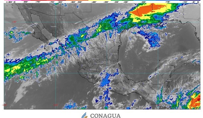 Se prevén intervalos de chubascos en Chiapas, Tamaulipas y Veracruz