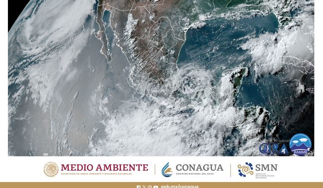 Se pronostica temporal de lluvias en el sur y sureste de México