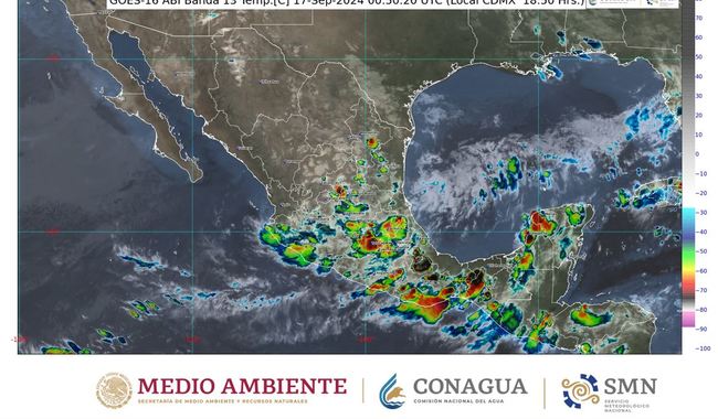 Habrá lluvias en Chiapas, Hidalgo, Michoacán, Oaxaca, San Luis Potosí, Tamaulipas y Veracruz