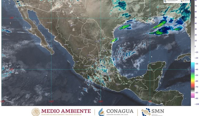 Habrá lluvias fuertes, granizo, descargas eléctricas y posibles torbellinos en el noreste de México