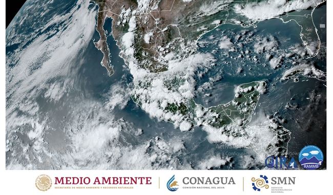 Se pronostican lluvias intensas en nueve estados de la República Mexicana