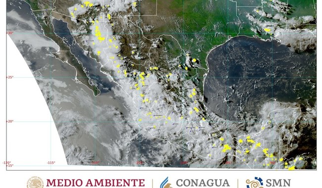 Se pronostican lluvias torrenciales en Colima, Jalisco y Michoacán
