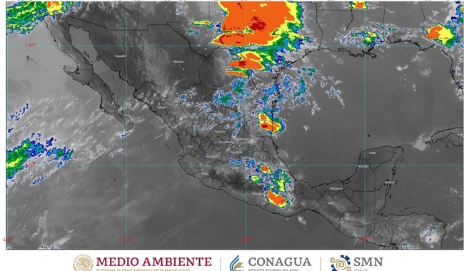 Habrá lluvias fuertes en Puebla, Coahuila, Nuevo León, Oaxaca, Tamaulipas, Tlaxcala y Veracruz