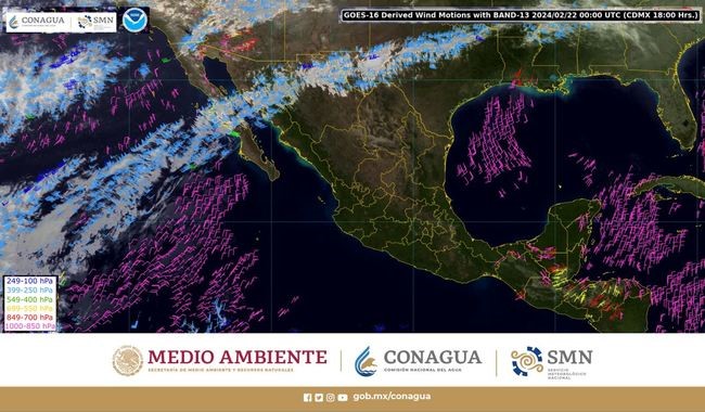 Habrá rachas fuertes de viento en Chihuahua, Durango y Sonora