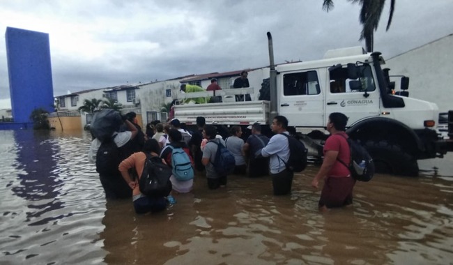 Colabora Conagua en la atención de la emergencia en Guerrero