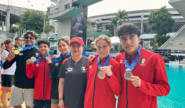 México domina Campeonato Mundial Juvenil de Clavados 2024 en Brasil