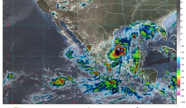 Se prevén lluvias extraordinarias en Chiapas, Oaxaca, Tabasco y Veracruz