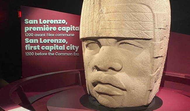 Exposición de tesoros olmecas, experiencia inolvidable en el Museo Pointe-à-Callière 