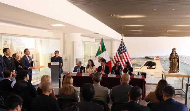 México y EU recuperan escultura de Santa rosa de Lima, sustraída en 2007