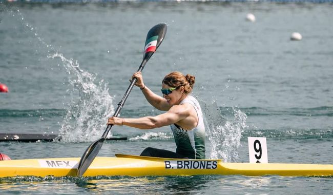 Beatriz Briones regresa a México con histórico octavo lugar en Mundial de Canotaje