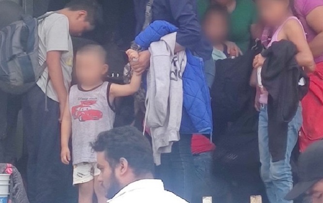 Abandonan a 215 migrantes en la caja de un tráiler en Veracruz