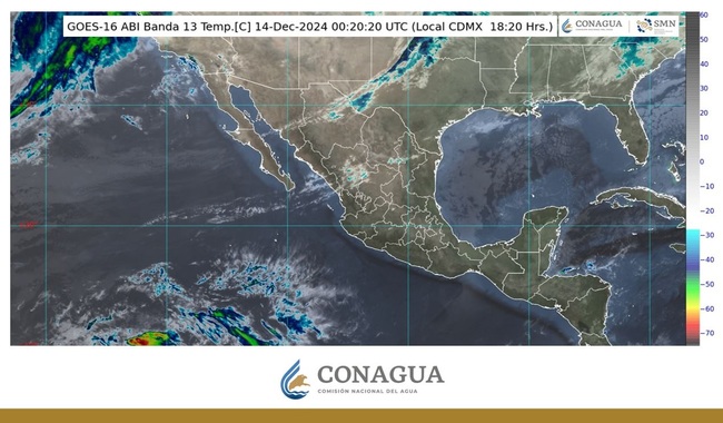 Se prevén lluvias y chubascos en la península de Yucatán, noreste y el sureste de México