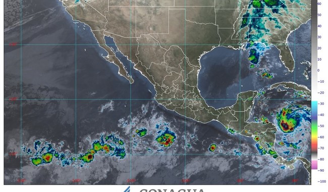 Se prevén lluvias fuertes en siete estados del país