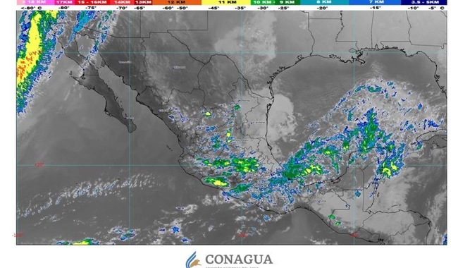 Se prevén lluvias fuertes en Puebla, Tlaxcala y Veracruz