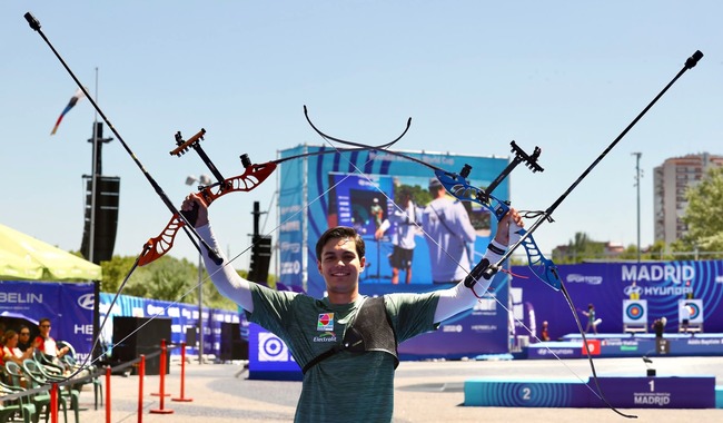 Matías Grande, campeón de la Copa del Mundo de Tiro con Arco